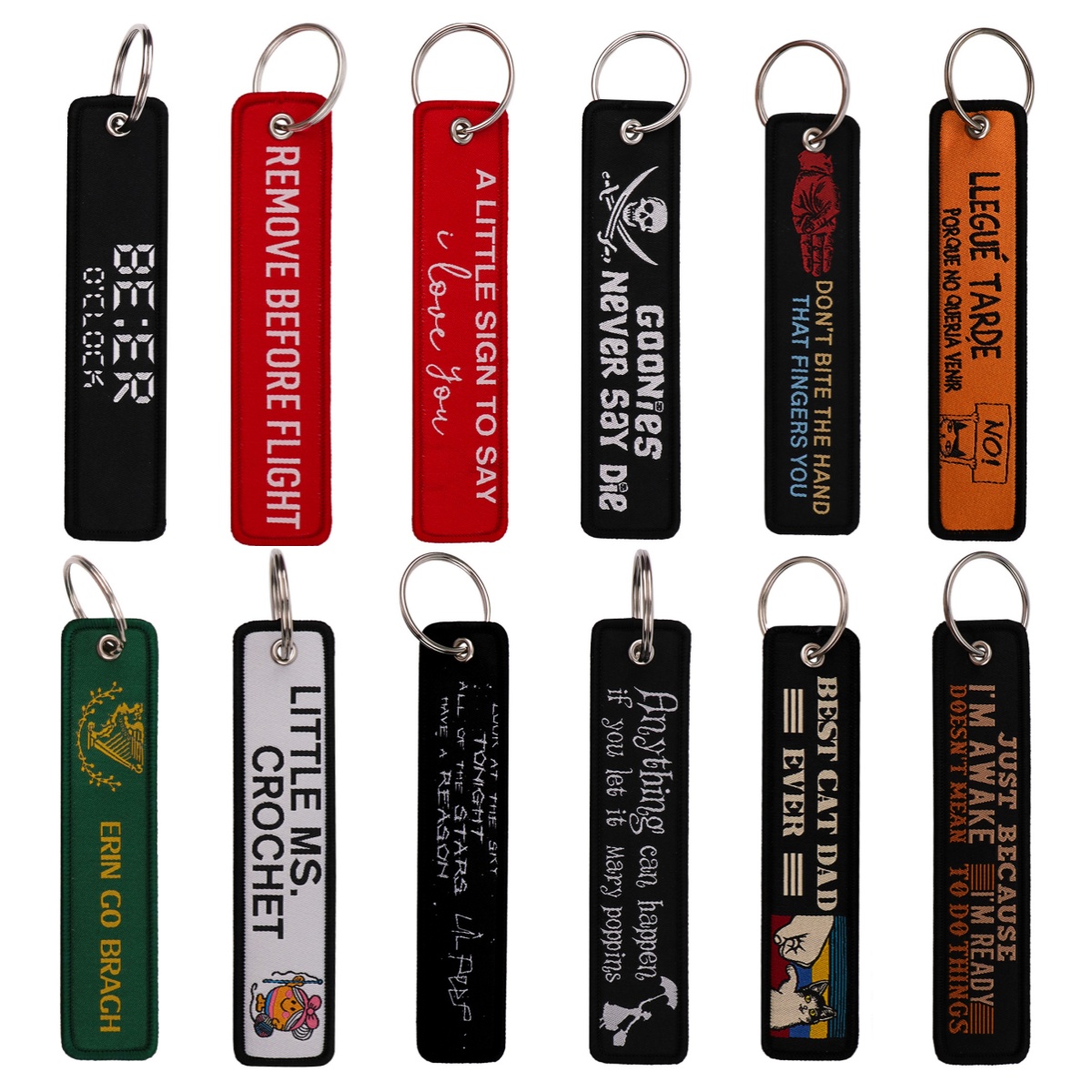 พวงกุญแจปักลาย 1 ชิ้น สำหรับรถ - Car Accessories Quotation บทวิจารณ์และราคา