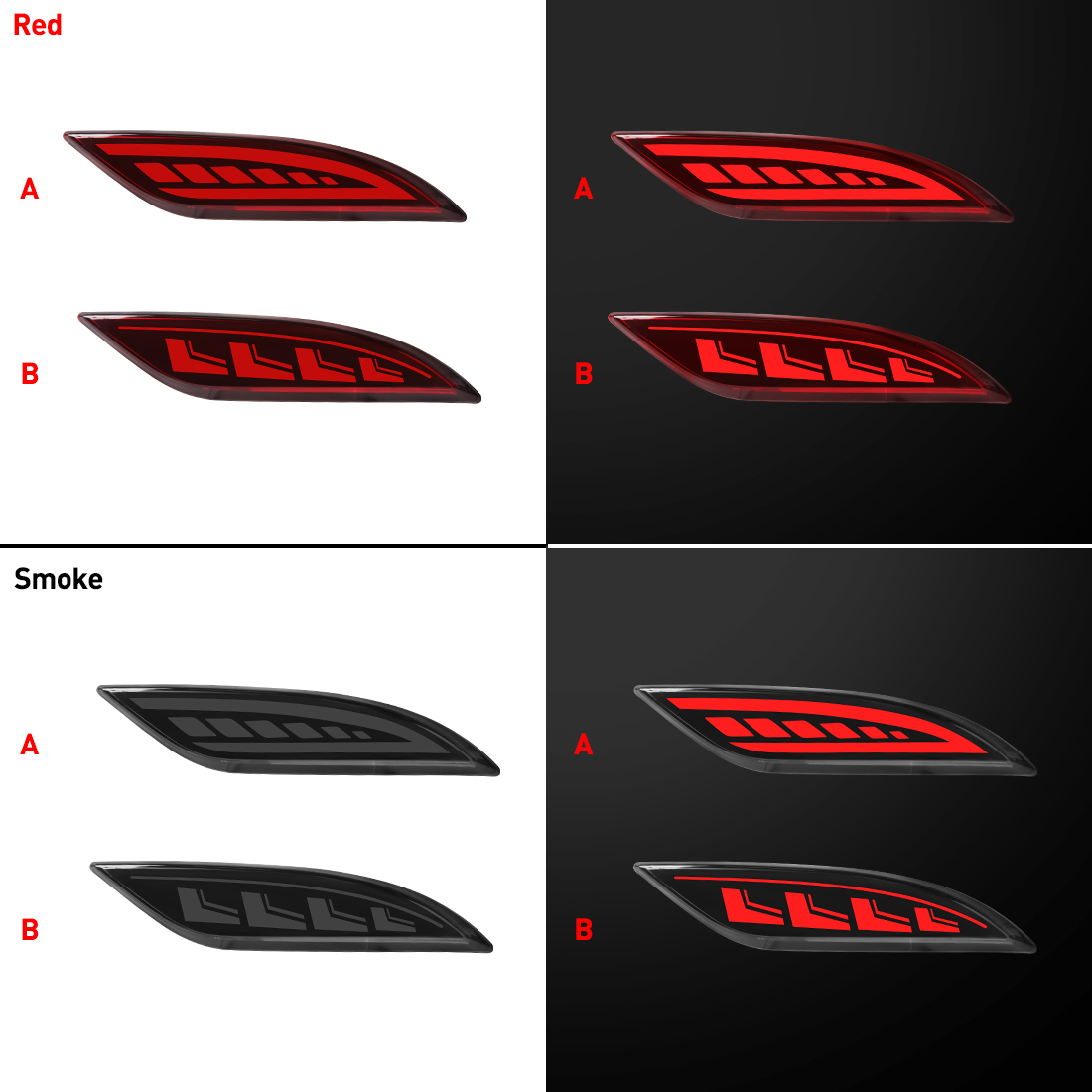 ไฟ LED กันชนหลังสำหรับเชฟโรเลต - Car Accessories Xl บทวิจารณ์และราคา
