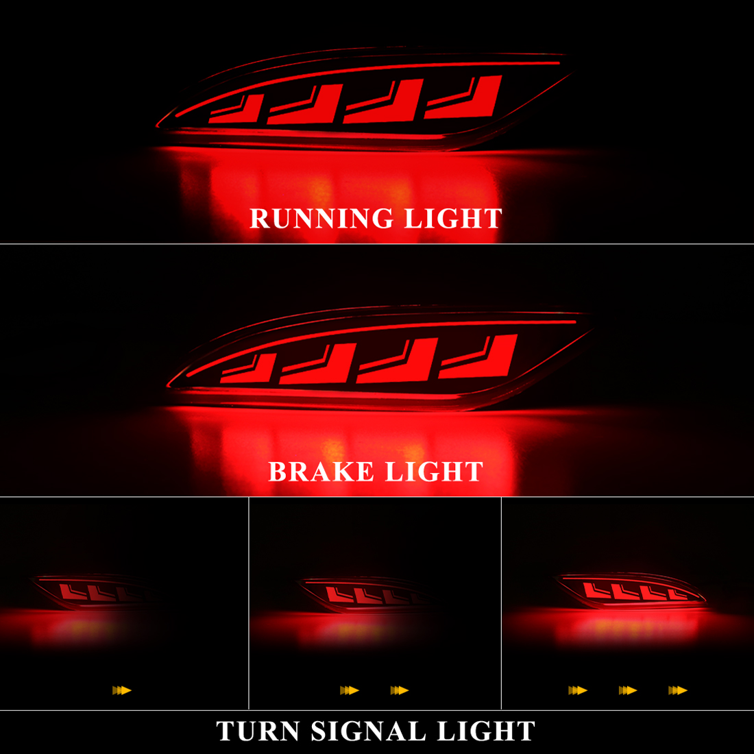 ไฟ LED กันชนหลังสำหรับเชฟโรเลต - Car Accessories Xl บทวิจารณ์และราคา