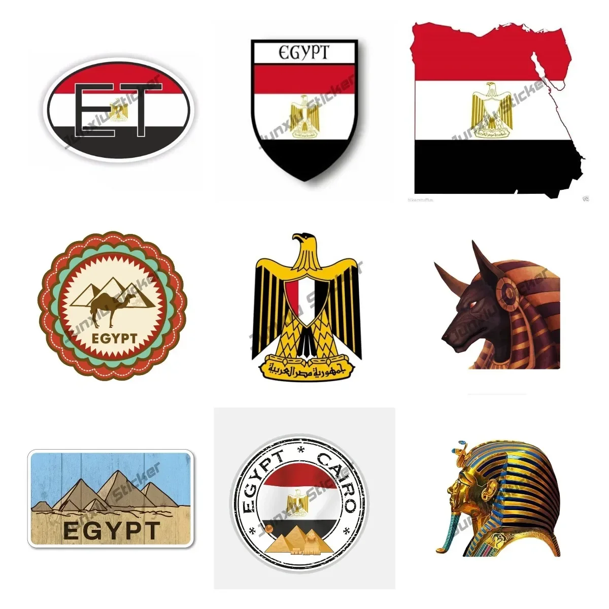 ธงอียิปต์ Decal สติกเกอร์อียิป - Car Accessories Egypt บทวิจารณ์และราคา