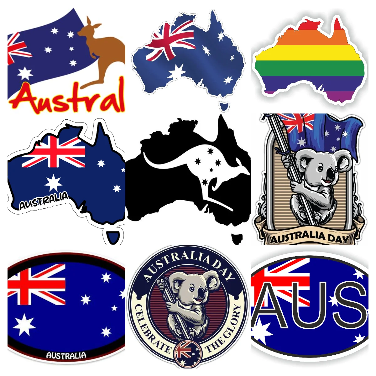 สัญลักษณ์แผนที่ธงชาติออสเตรเลี - Car Accessories Australia บทวิจารณ์และราคา