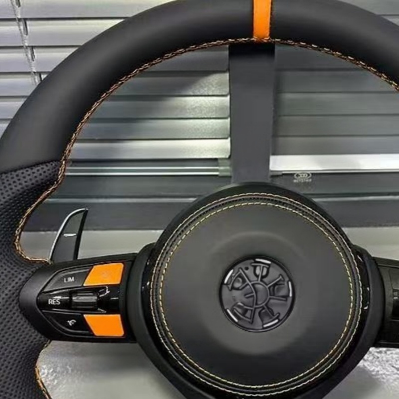 พวงมาลัยรถยนต์หุ้มหนัง สำหรับ  - Car Accessories For Steering Wheel บทวิจารณ์และราคา