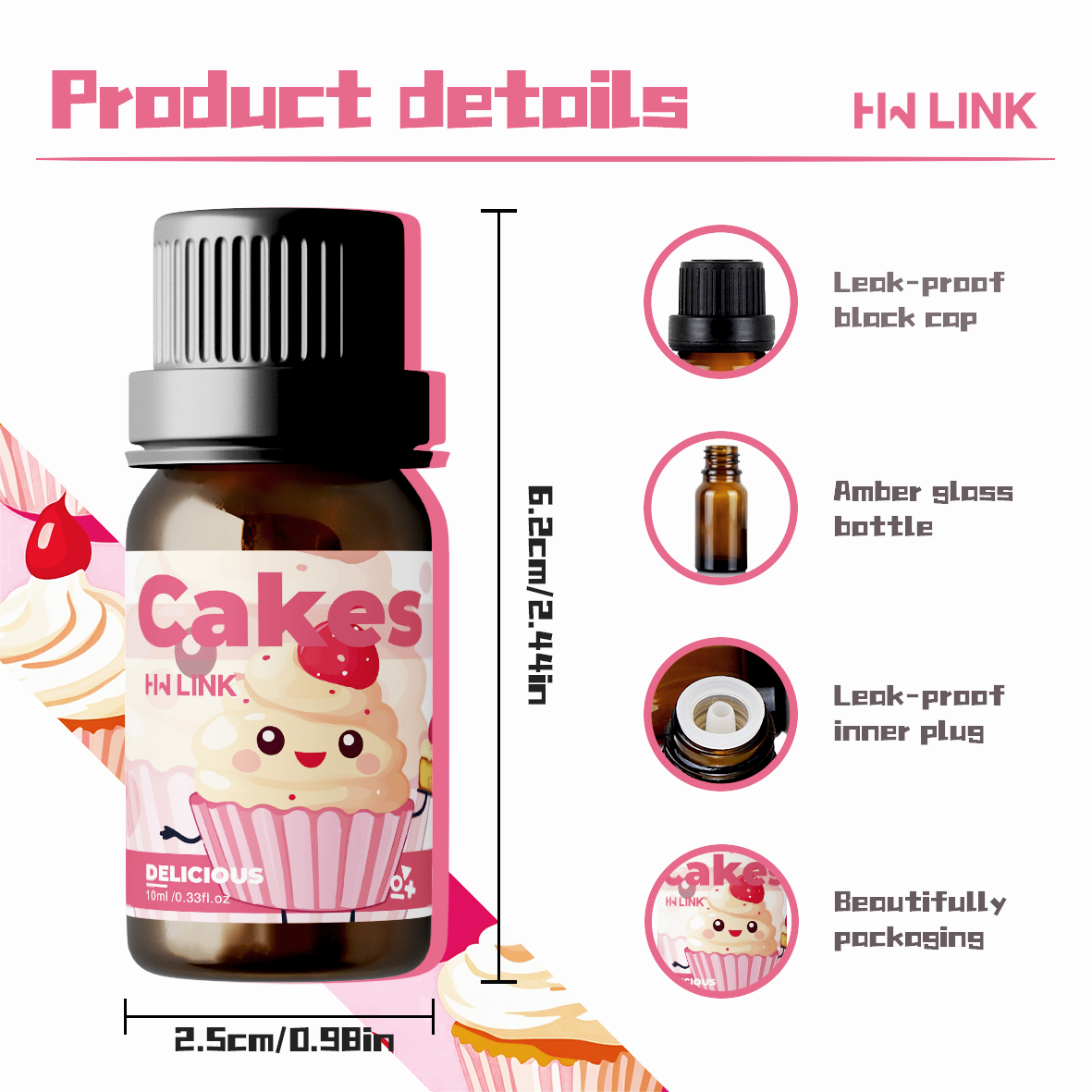 น้ำมันหอมกลิ่นเค้ก 10 มล. สำหร - Car Fragrance Diffuser บทวิจารณ์และราคา