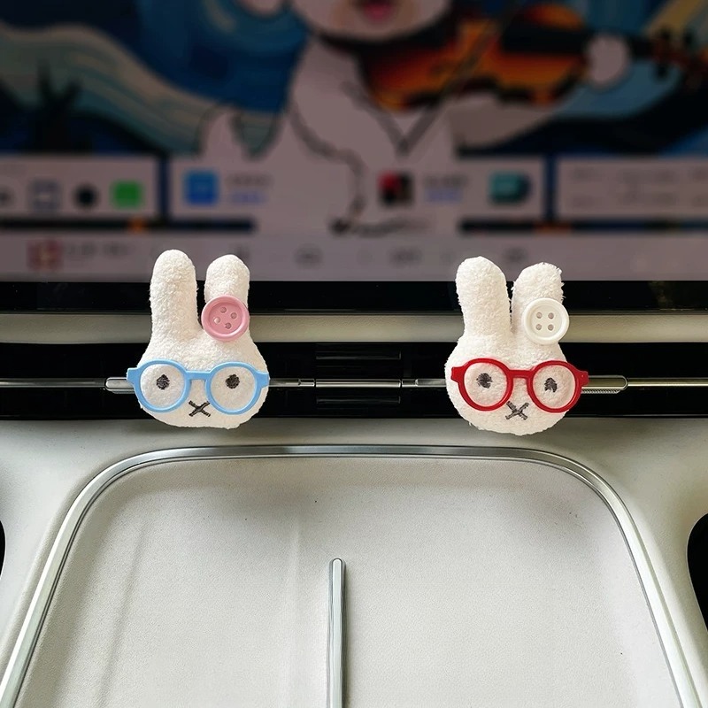 กระต่ายน่ารักใส่แว่นตา คลิปน้ำ - Car Fragrance Diffuser บทวิจารณ์และราคา