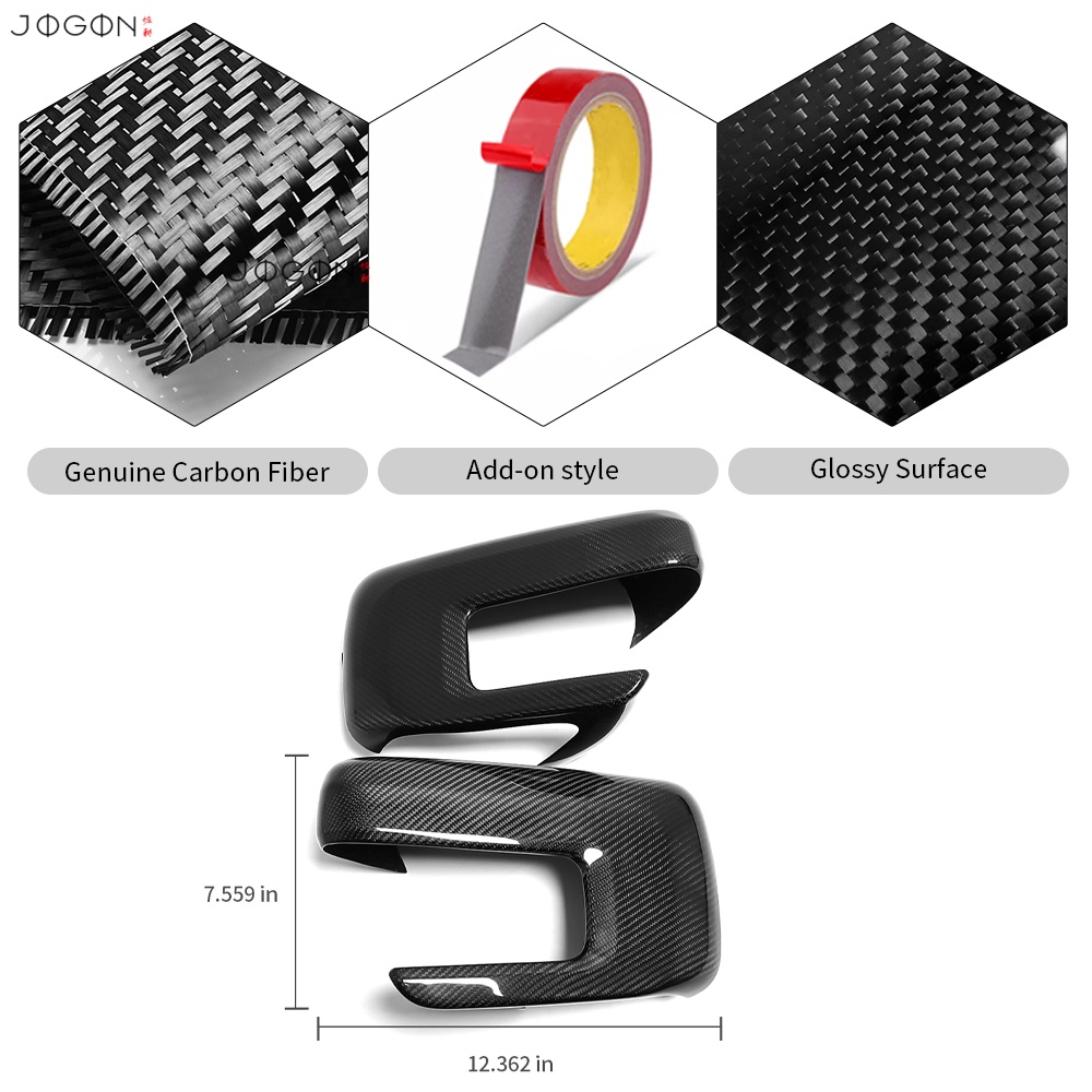 ฝาครอบกระจกมองข้างคาร์บอนไฟเบอ - Car Accessories Xl บทวิจารณ์และราคา